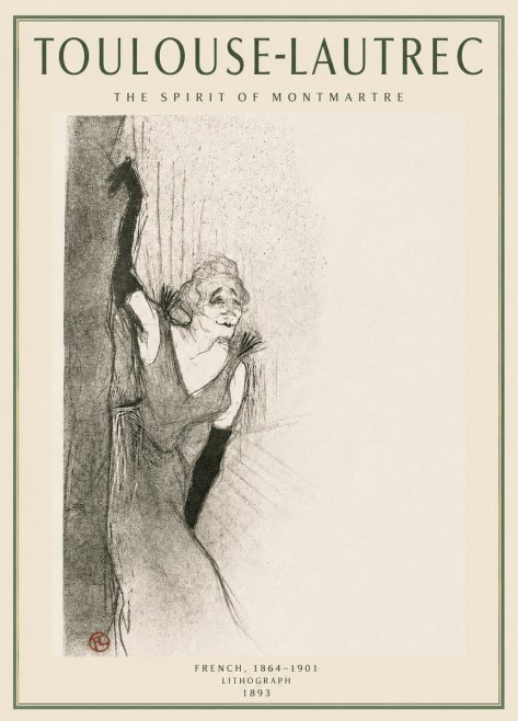 Toulouse-Lautrec The Spirit of Montmartre No3 - Póster