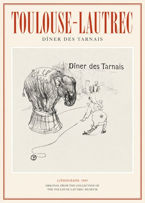 Toulouse-Lautrec Dîner Des Tarnais No1 - Póster