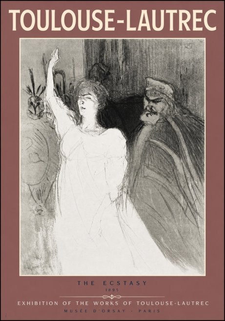 Toulouse-Lautrec The Ecstasy No5 - Póster