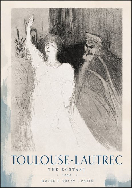 Toulouse-Lautrec The Ecstasy No6 - Póster