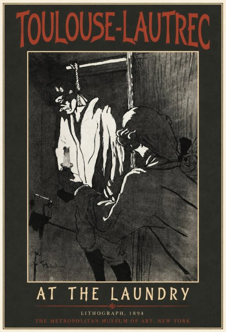 Toulouse-Lautrec At the Laundry No4 - Póster