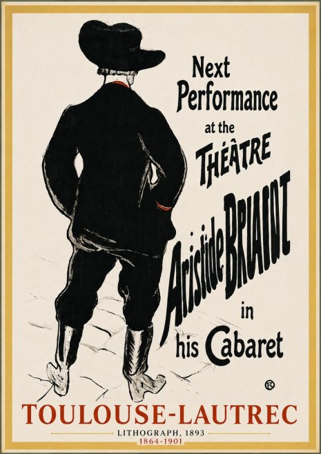 Toulouse-Lautrec Next Performance at the Théâtre Aristide Bruant in His Cabaret No4 - Póster