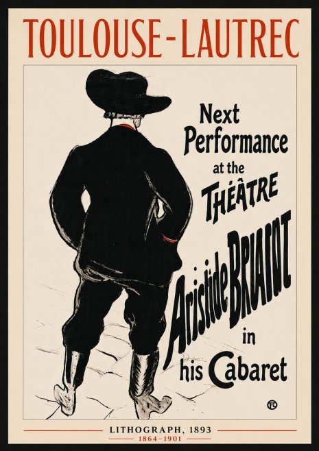Toulouse-Lautrec Next Performance at the Théâtre Aristide Bruant in His Cabaret No6 - Póster