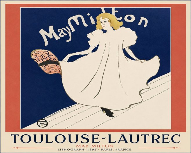 Toulouse-Lautrec May Milton No4 - Póster
