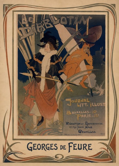 Georges de Feure Le Diablotin I No1 - Póster