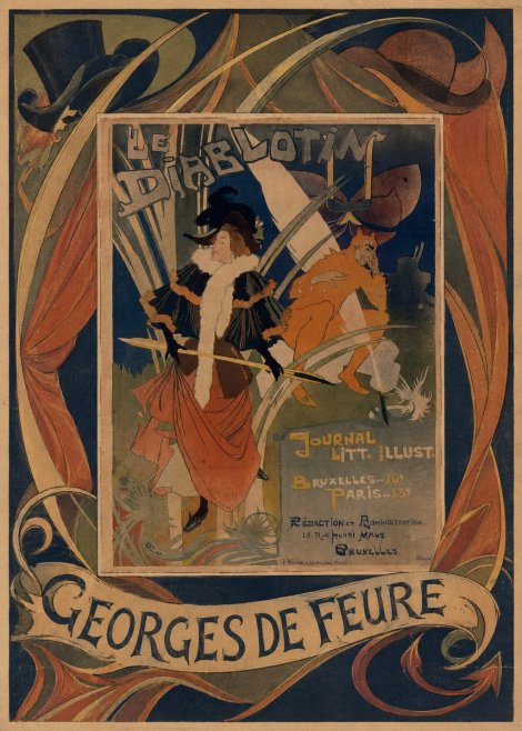 Georges de Feure Le Diablotin I No5 - Póster