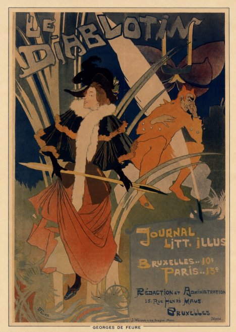 Georges de Feure Le Diablotin I No6 - Póster