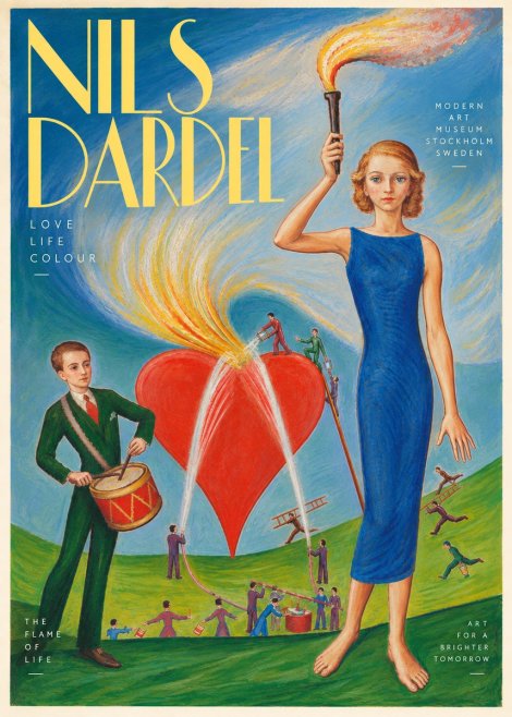 Nils Dardel The Flame of Life No6 - Póster