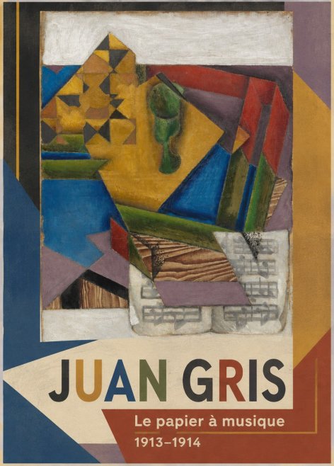 Juan Gris Le Papier À Musique No1 - Póster