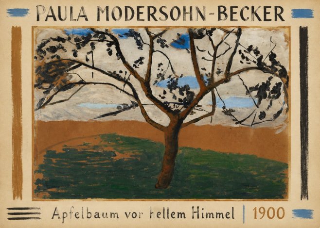 Paula Modersohn-Becker Apfelbaum Vor Hellem Himmel No1 - Póster