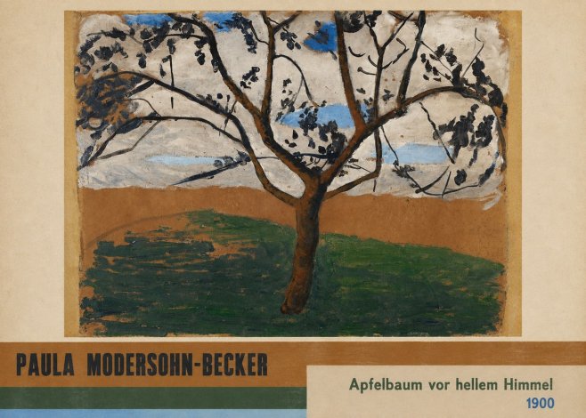 Paula Modersohn-Becker Apfelbaum Vor Hellem Himmel No4 - Póster
