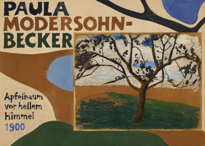 Paula Modersohn-Becker Apfelbaum Vor Hellem Himmel No6 - Póster