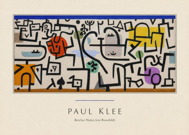Paul Klee Reicher Hafen (Ein Reisebild) I No3 - Póster