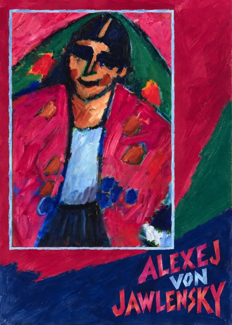 Alexej von Jawlensky Head of a Man No3 - Póster