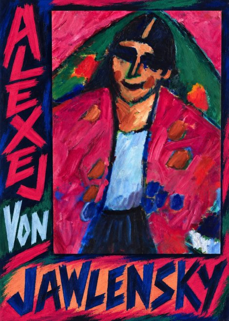 Alexej von Jawlensky Head of a Man No5 - Póster