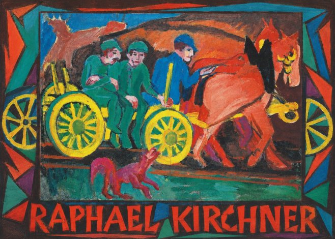 Raphael Kirchner Circus Scene No1 - Póster