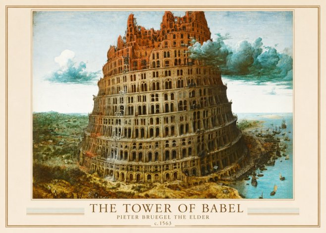 Pieter Bruegel The Tower of Babel III No1 - Póster