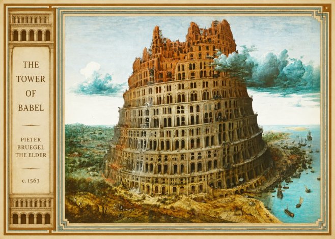 Pieter Bruegel The Tower of Babel III No2 - Póster