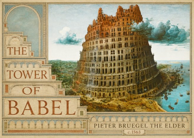 Pieter Bruegel The Tower of Babel III No3 - Póster