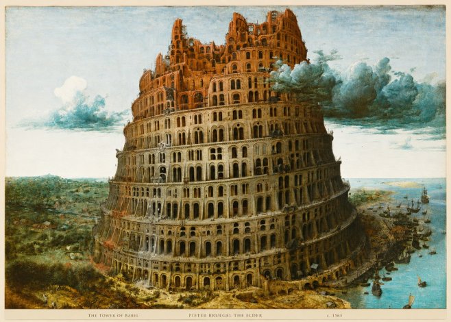 Pieter Bruegel The Tower of Babel III No6 - Póster