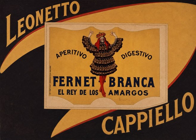 Leonetto Cappiello Fernet Branca No2 - Póster
