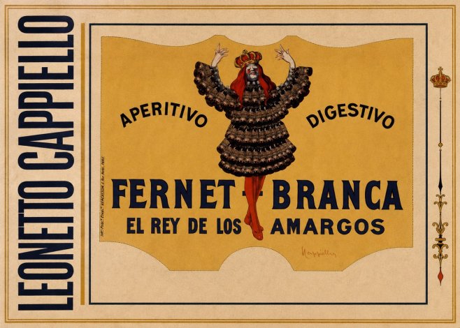 Leonetto Cappiello Fernet Branca No3 - Póster