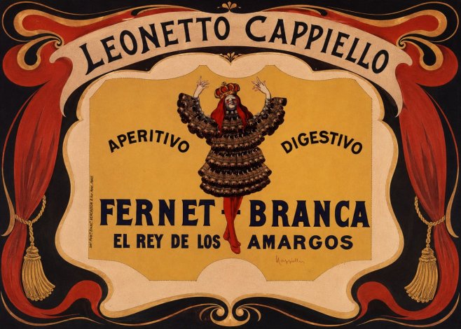 Leonetto Cappiello Fernet Branca No4 - Póster