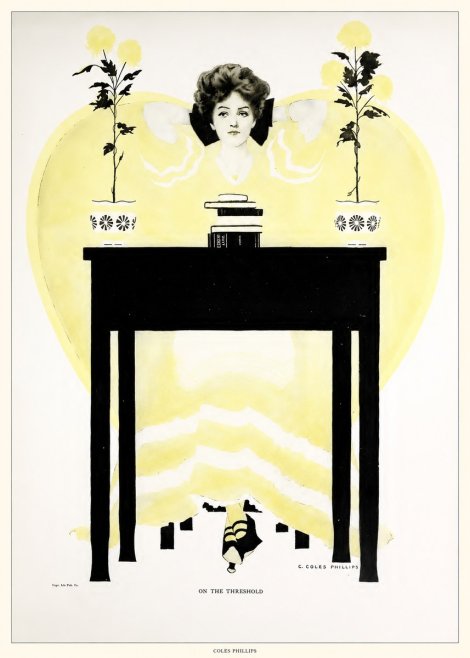 Coles Phillips On the Threshold No6 - Póster