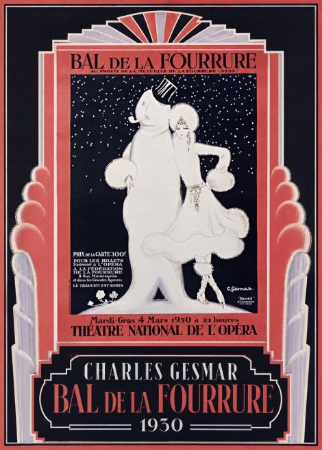 Charles Gesmar Bal De La Fourrure I No3 - Póster