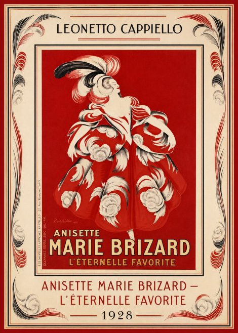 Leonetto Cappiello Ansette Marie Brizard - L'éternelle Favorite No1 - Póster