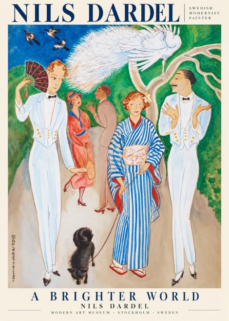 Nils Dardel A Brighter World No1 - Póster