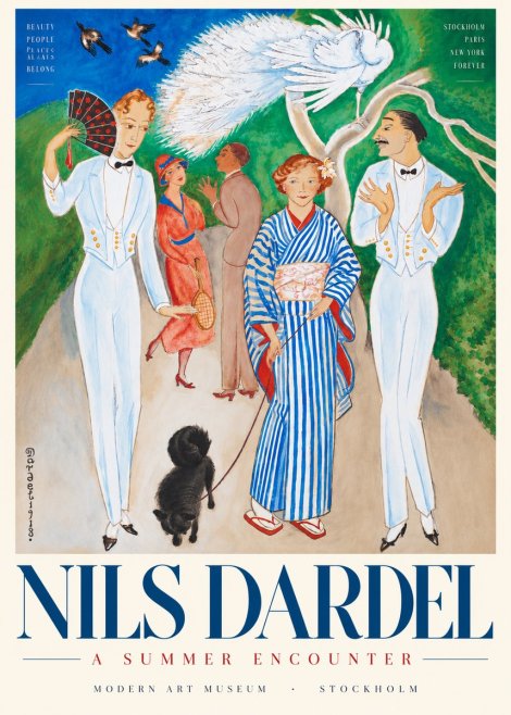 Nils Dardel A Brighter World No5 - Póster