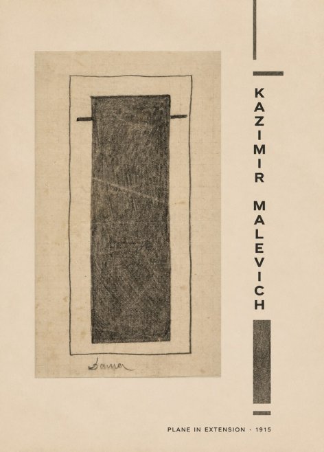 Kazimir Malevich Plane in Extension No2 - Póster