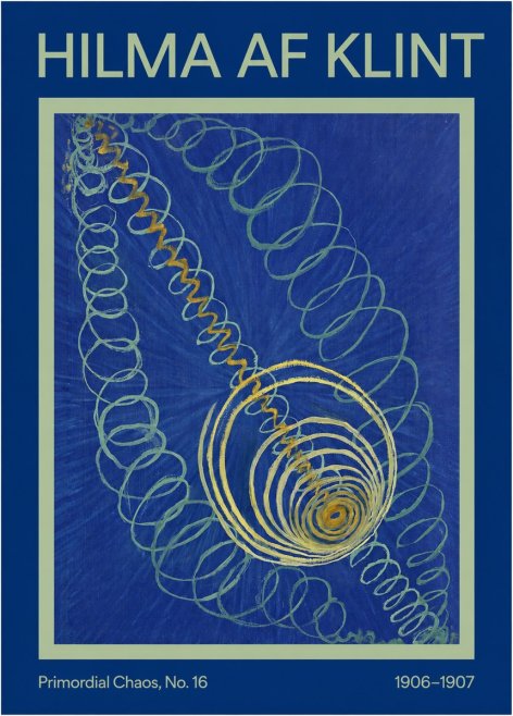 Hilma af Klint Primordial Chaos, No. 16 No1 - Póster