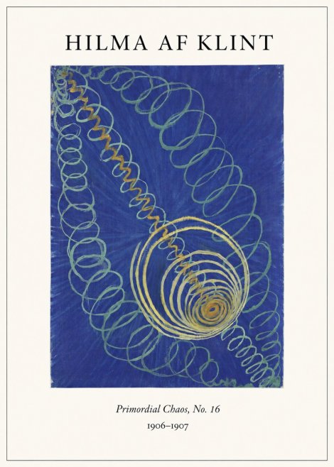 Hilma af Klint Primordial Chaos, No. 16 No4 - Póster