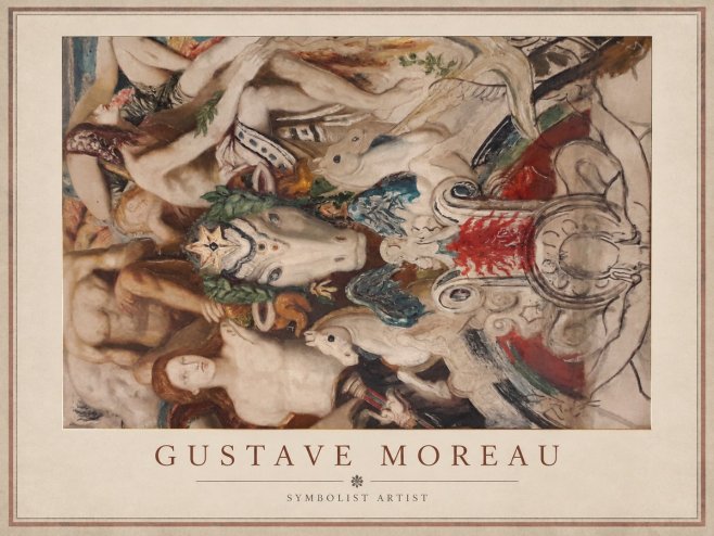 Gustave Moreau Mythological Composition No1 - Póster