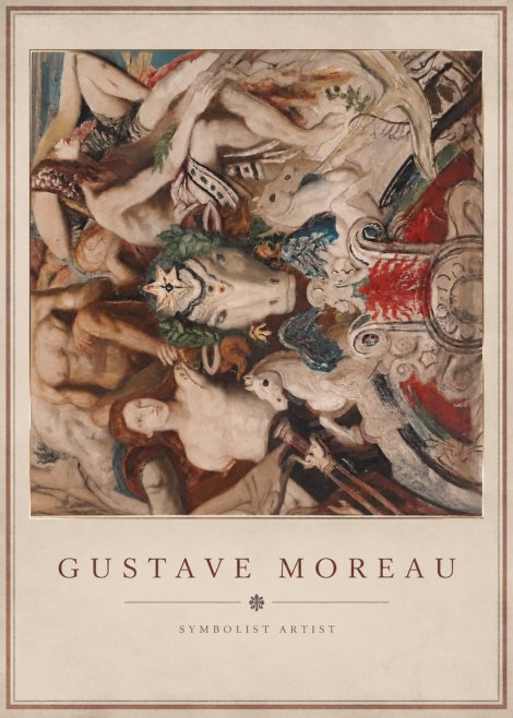 Gustave Moreau Mythological Composition No3 - Póster