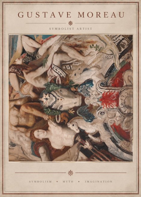 Gustave Moreau Mythological Composition No4 - Póster