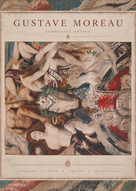 Gustave Moreau Mythological Composition No6 - Póster