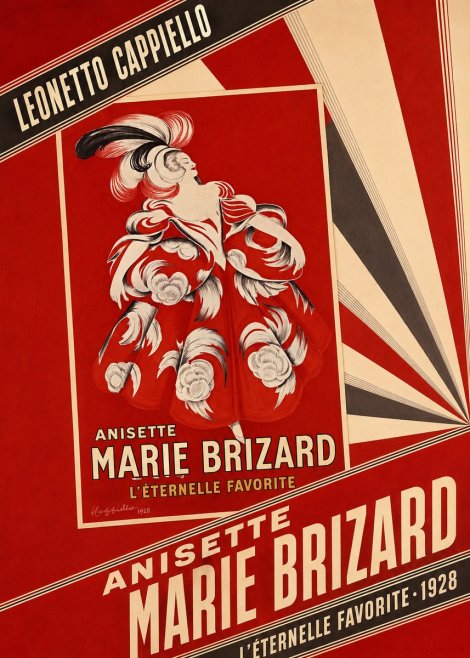 Leonetto Cappiello Anisette Marie Brizard - L'éternelle Favorite No6 - Póster