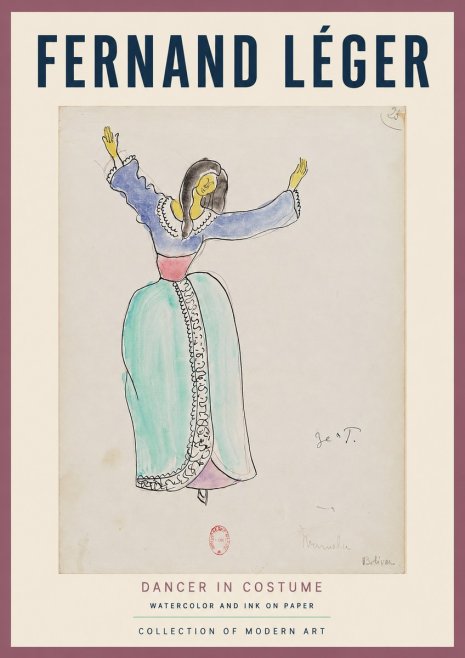 Fernand Léger Manuela Bolívar I No2 - Póster