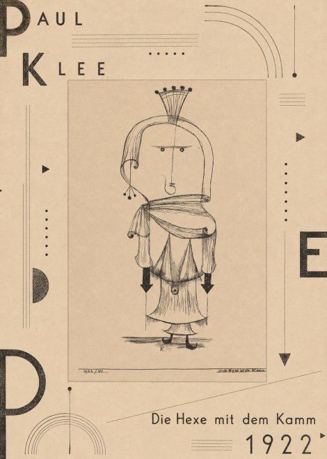 Paul Klee Die Hexe Mit Dem Kamm No5 - Póster