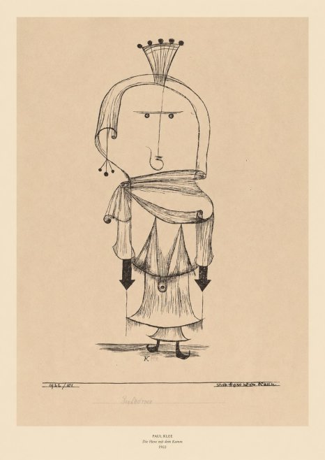 Paul Klee Die Hexe Mit Dem Kamm No6 - Póster