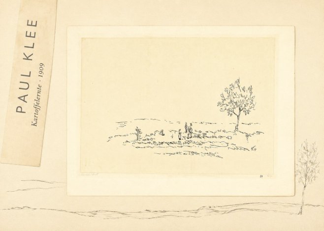 Paul Klee Kartoffelernte · 1909 No5 - Póster