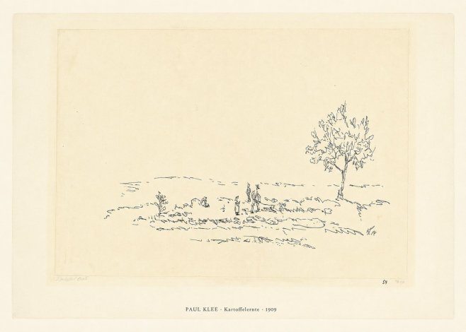 Paul Klee Kartoffelernte · 1909 No6 - Póster