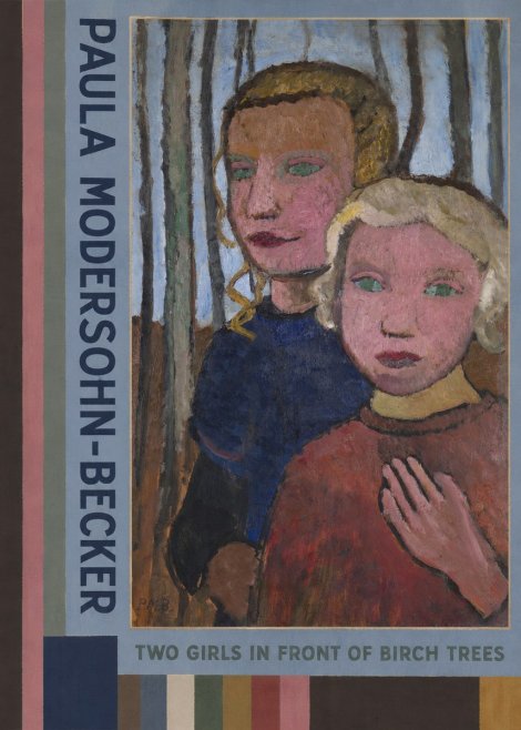 Paula Modersohn-Becker Two Girls in Front of Birch Trees No2 - Póster