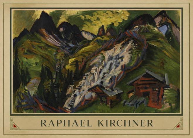 Raphael Kirchner Mountain Landscape I No2 - Póster