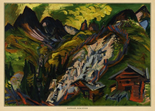 Raphael Kirchner Mountain Landscape I No6 - Póster