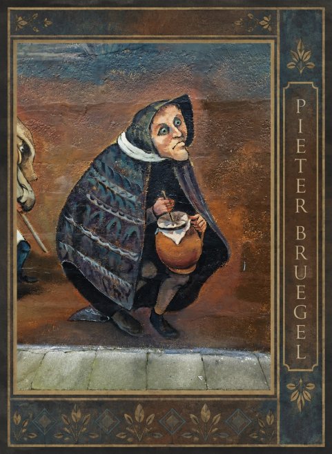Pieter Bruegel The Beggar Woman with Jug No2 - Póster