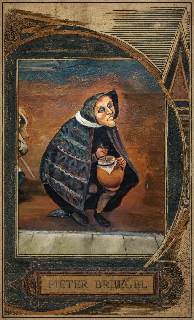 Pieter Bruegel The Beggar Woman with Jug No5 - Póster